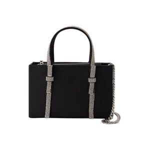 Bow Midi Handbag - Kara - Leather - Black